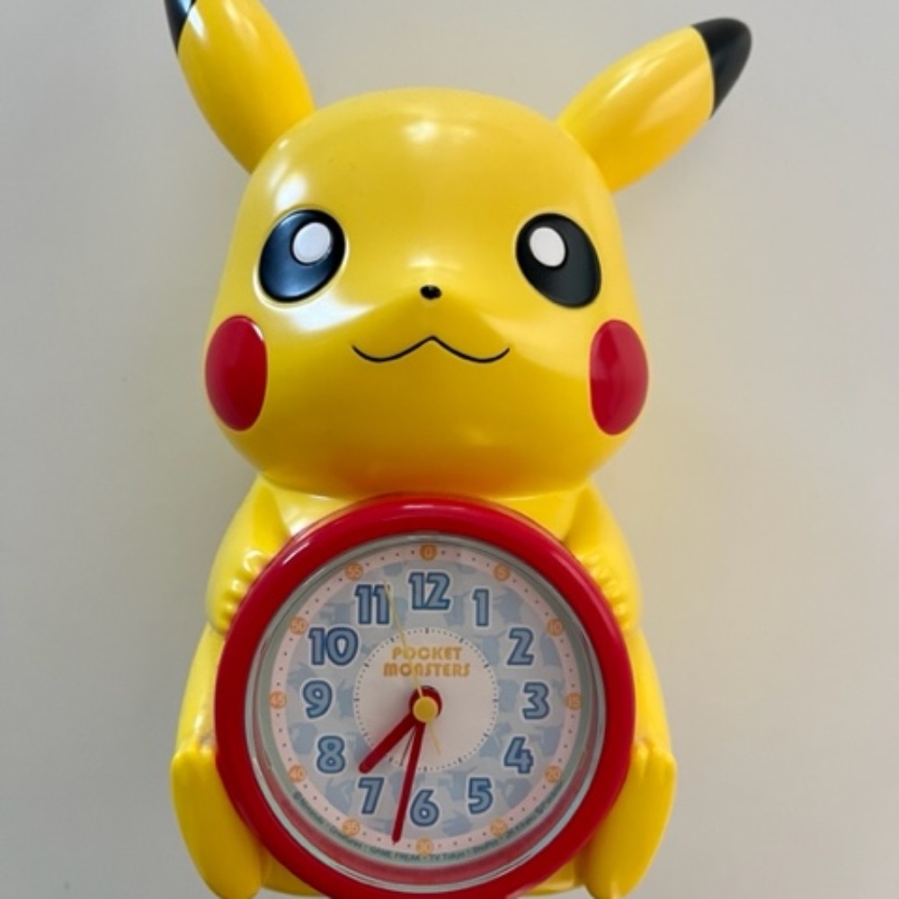 Pikachu Talking Alarm Clock Pokemon Seiko bought in Japan